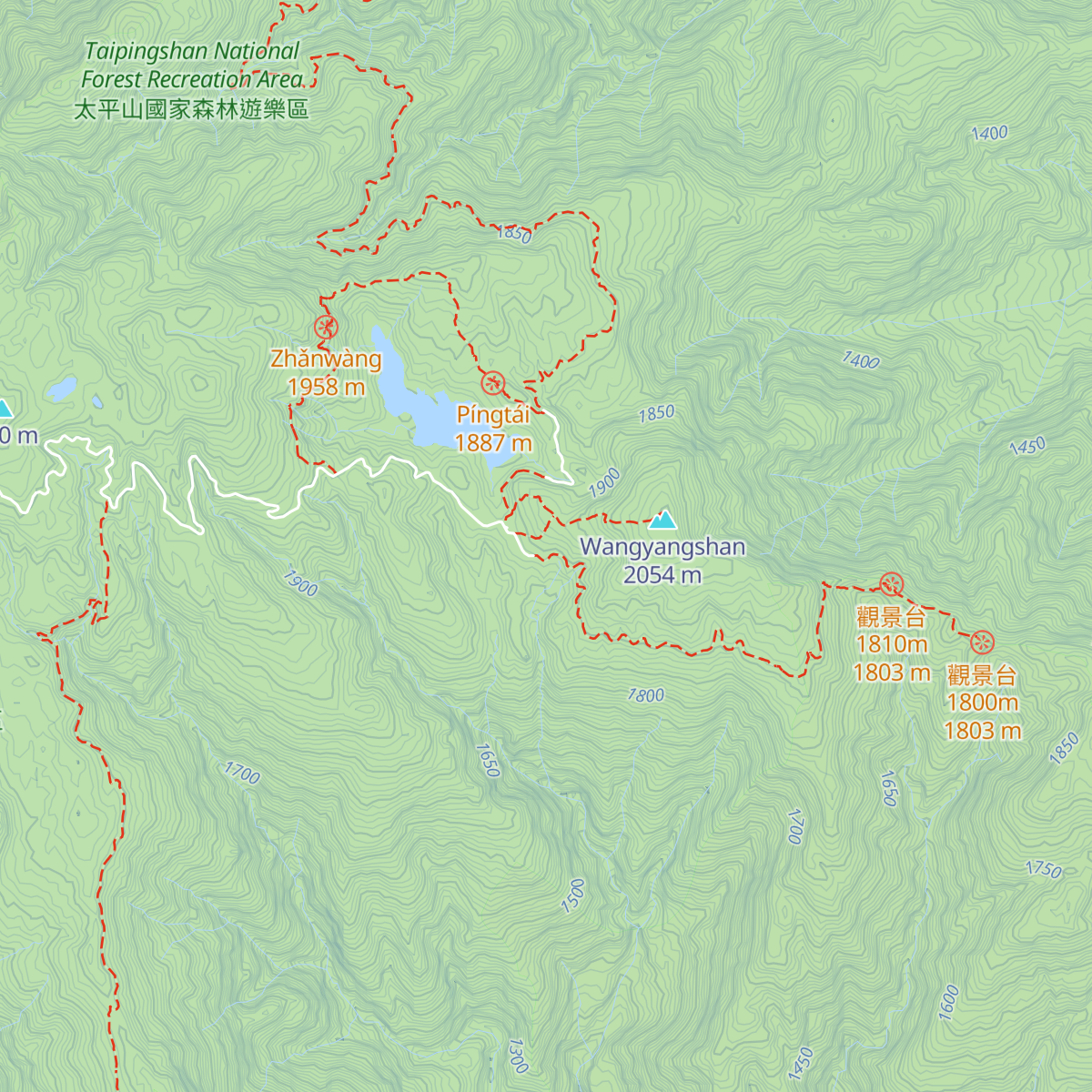 Cuì Fēngshān Wū map