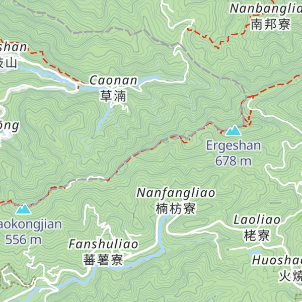 Map of Nanbangliaoshan