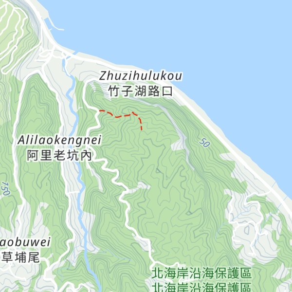 Map of Alilaoshan