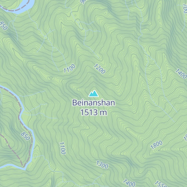 Map of Beinanshan