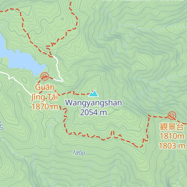 Map of Wangyangshan