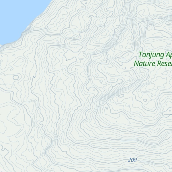 Map of Gunung Tanjungapi