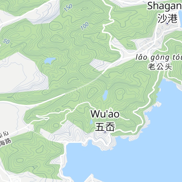 Map of Dajianshan Tou