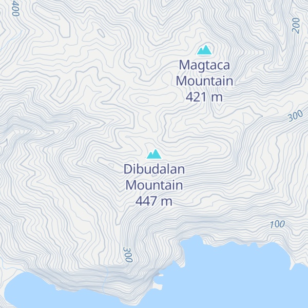 Map of Dibudalan Mountain