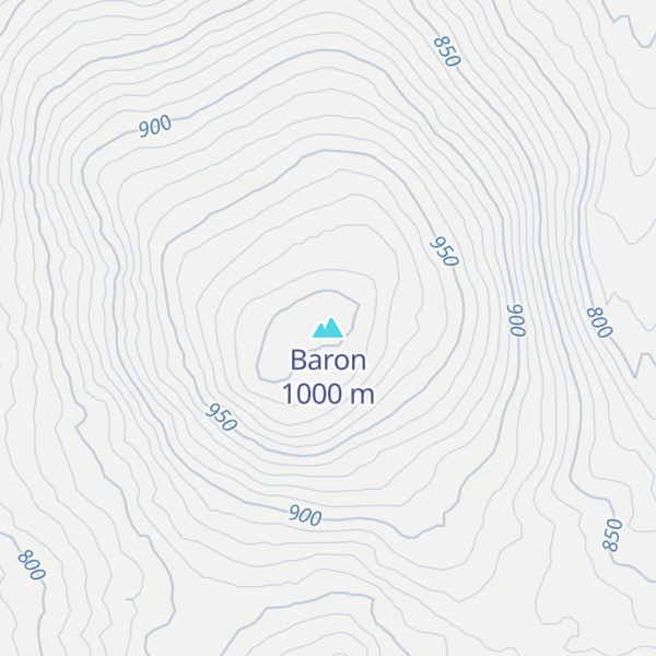 Map of Baron