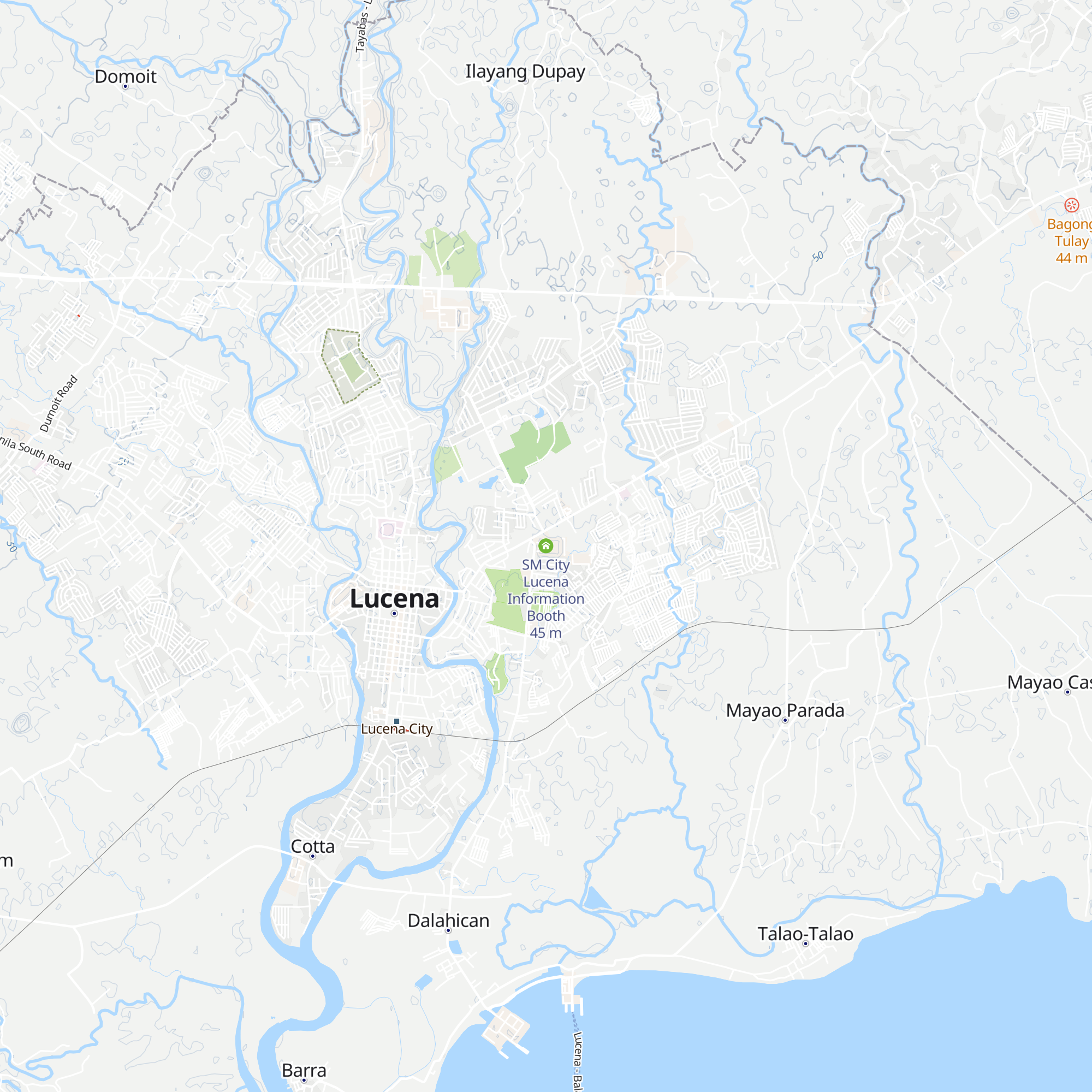 SM City Lucena Information Booth map