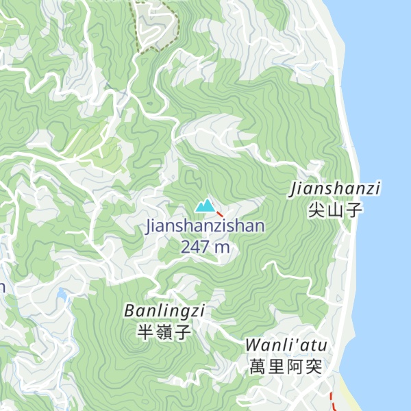 Map of Jianshanzishan
