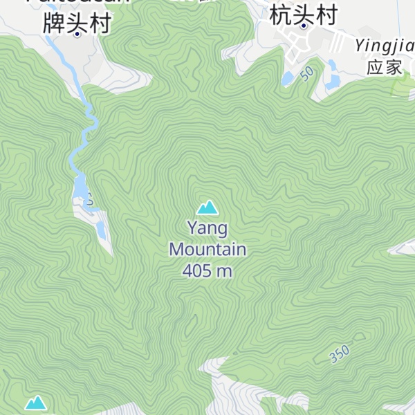Map of Yang Mountain