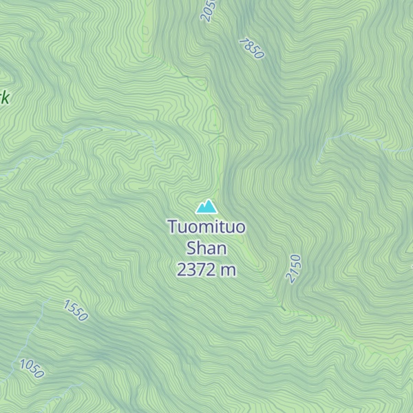 Map of Tuomituo Shan