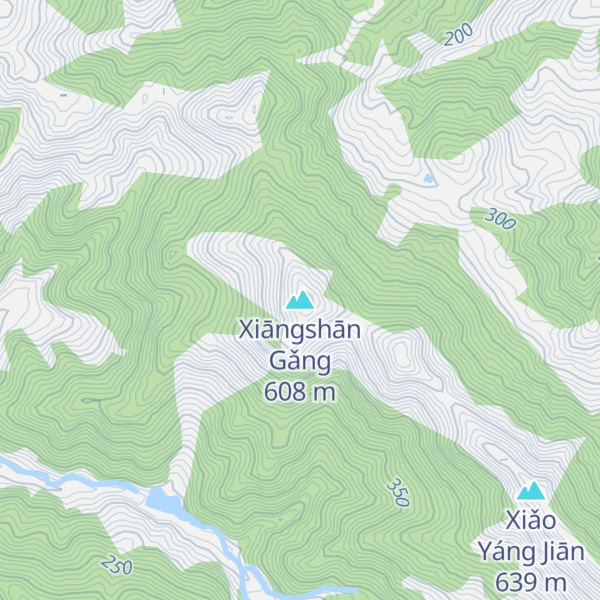 Map of Xiāngshān Gǎng