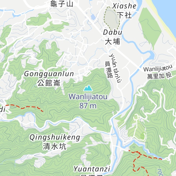 Map of Wanlijiatou