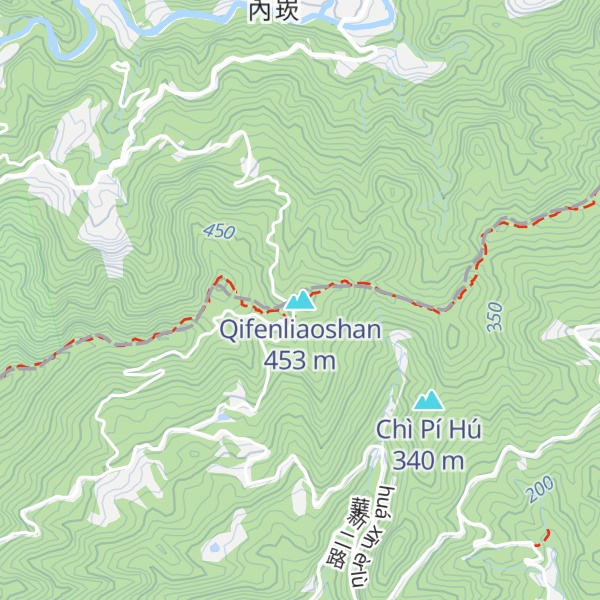 Map of Qifenliaoshan