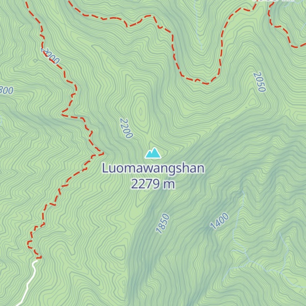 Map of Luomawangshan