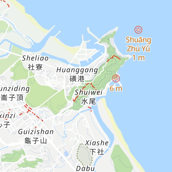 Map of Shitoushan