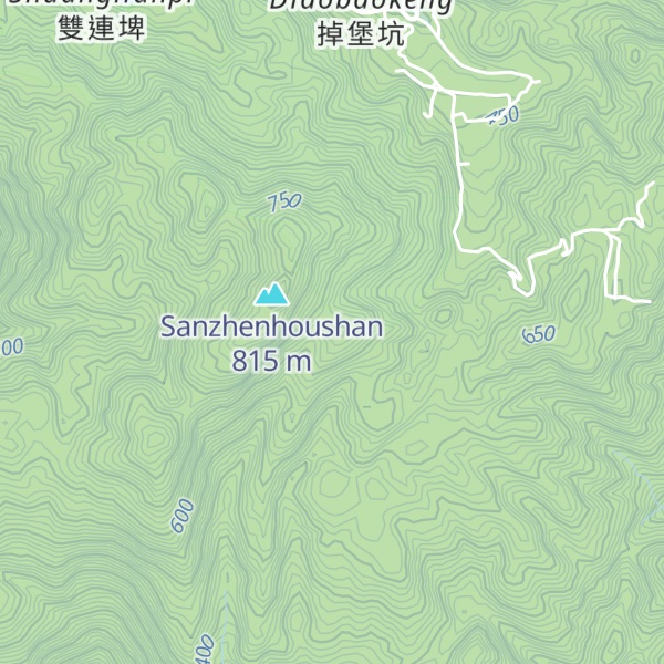 Map of Dōng Sānzhēn Hòushān