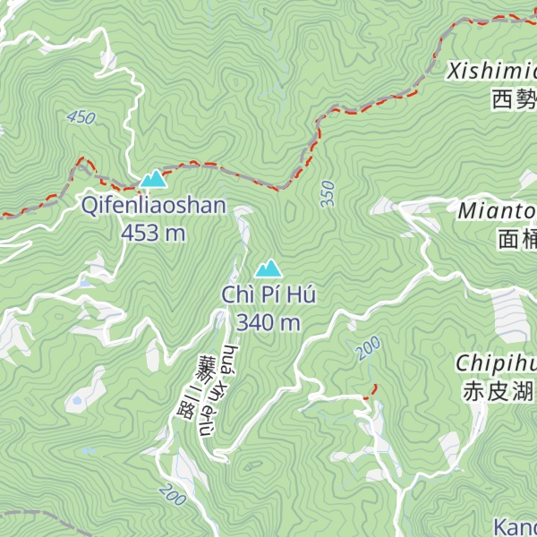 Map of Chì Pí Hú