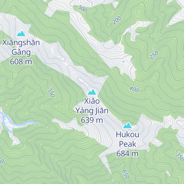 Map of Xiǎo Yáng Jiān