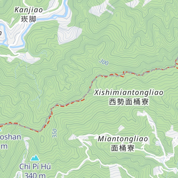 Map of Kaiyanjianshan
