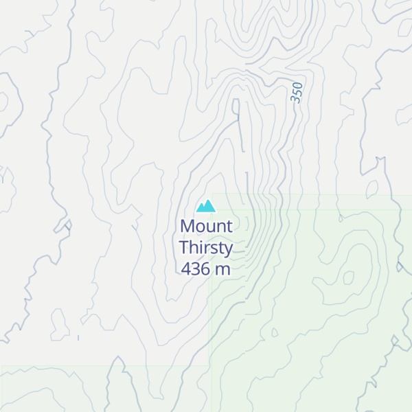Map of Mount Thirsty