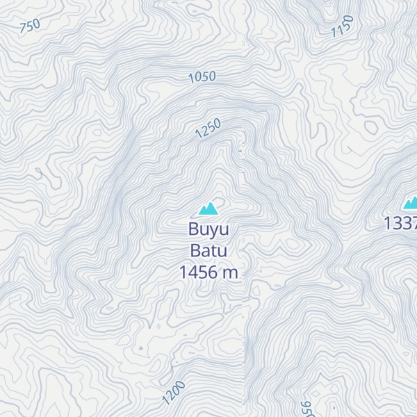 Map of Buyu Batu