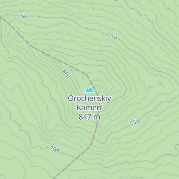 Map of Orochenskiy Kamen’