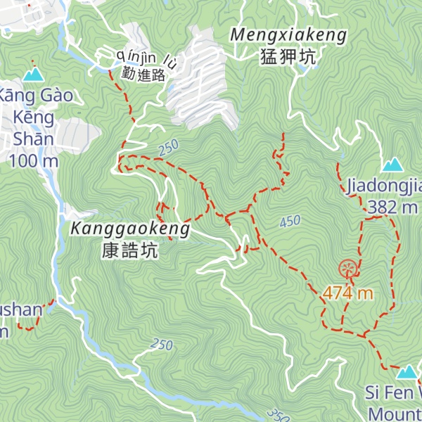 Map of Xizhidajianshan