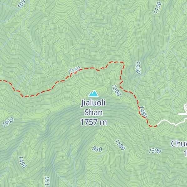 Map of Jialuoli Shan