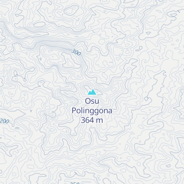 Map of Osu Polinggona