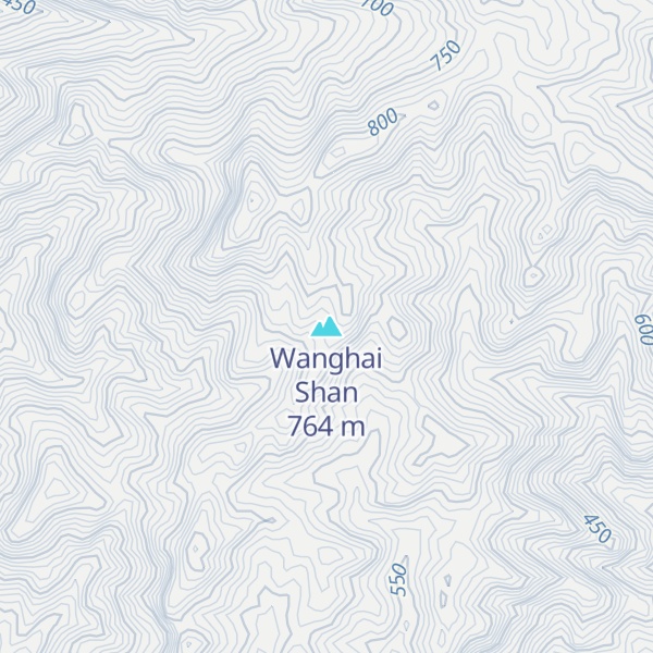 Map of Wanghai Shan
