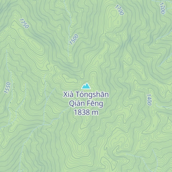 Map of Xià Tóngshān Qián Fēng