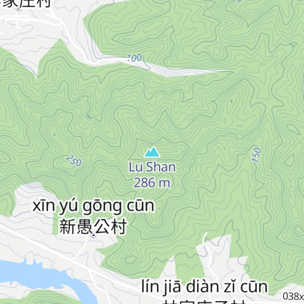 Map of Lu Shan