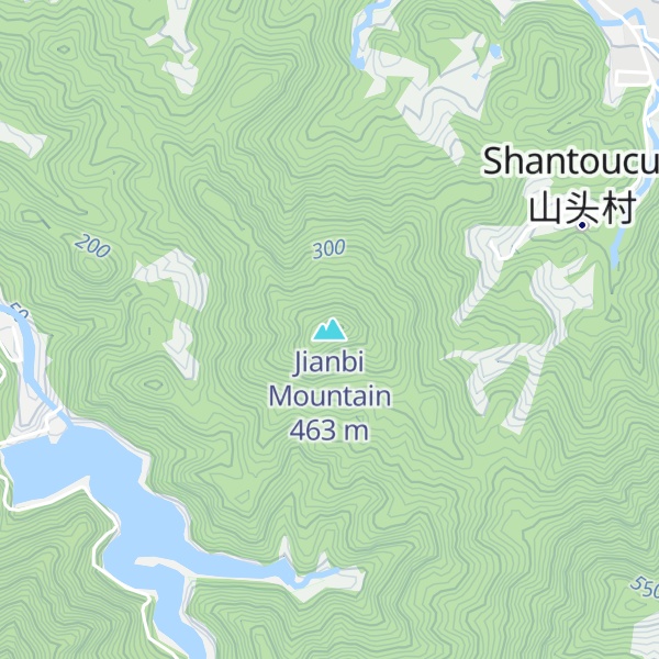 Map of Jianbi Mountain