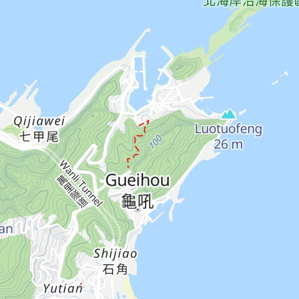 Map of Dadanmianshan