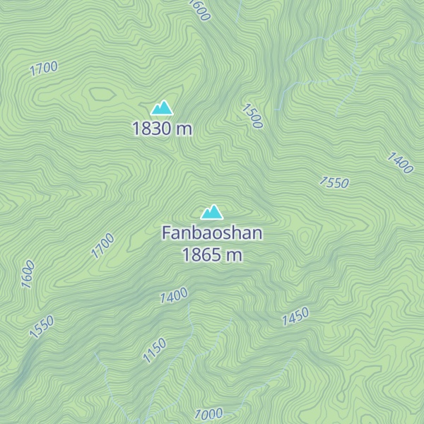 Map of Fanbaoshan