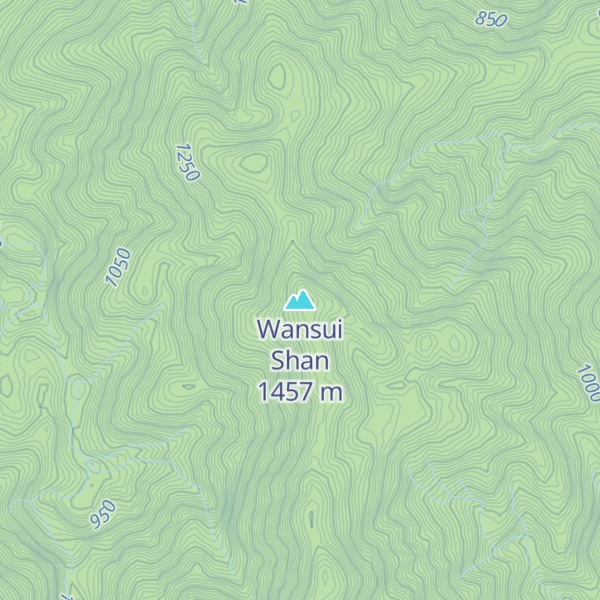 Map of Wansui Shan