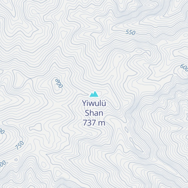 Map of Yiwulü Shan