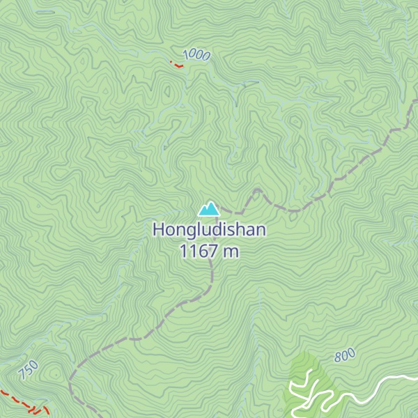 Map of Hongludishan