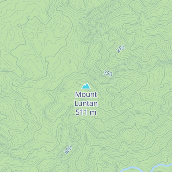 Map of Mount Luntan