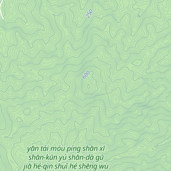 Map of Cāng Shān