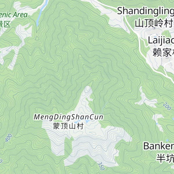 Map of Dà Jiānfēng