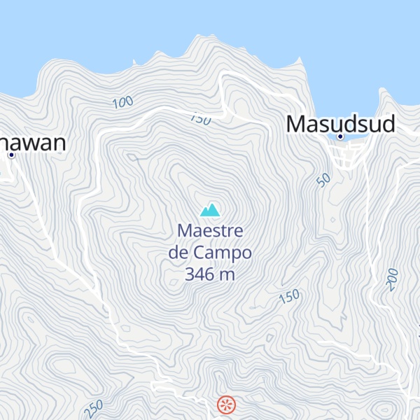 Map of Maestre de Campo