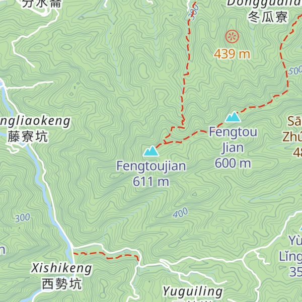 Map of Fengtoujian