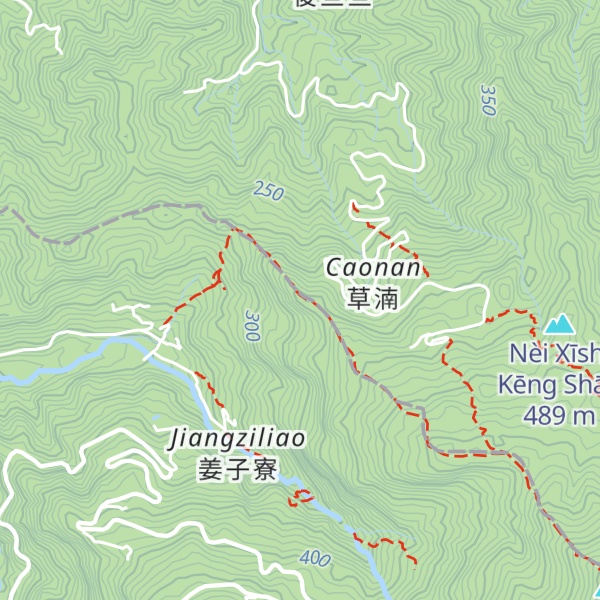 Map of Qiweilun