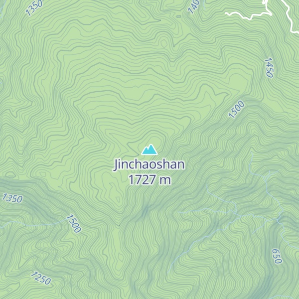 Map of Jinchaoshan