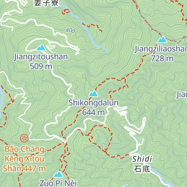 Map of Shikongdalun