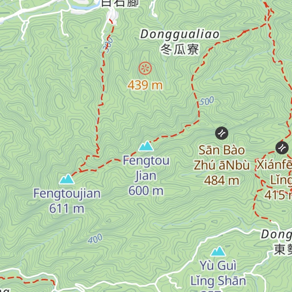 Map of Fengtou Jian