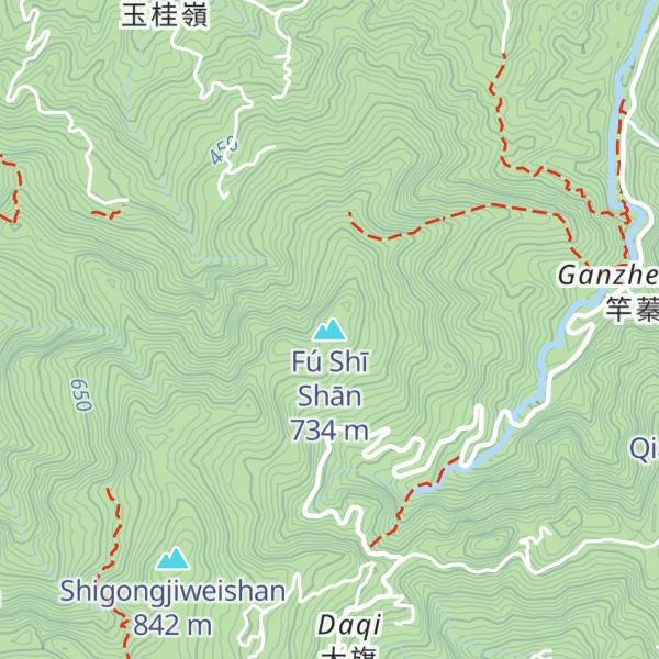 Map of Fú Shī Shān