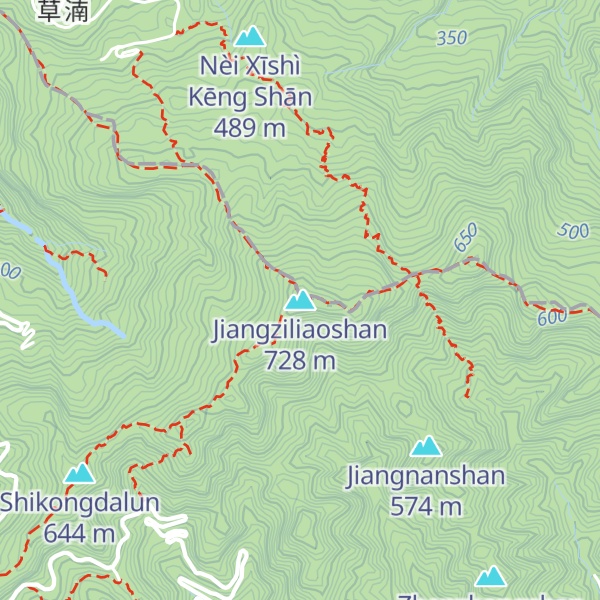Map of Jiangziliaoshan