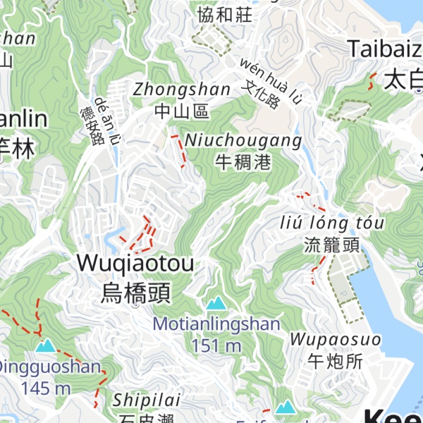 Map of Longfengshan