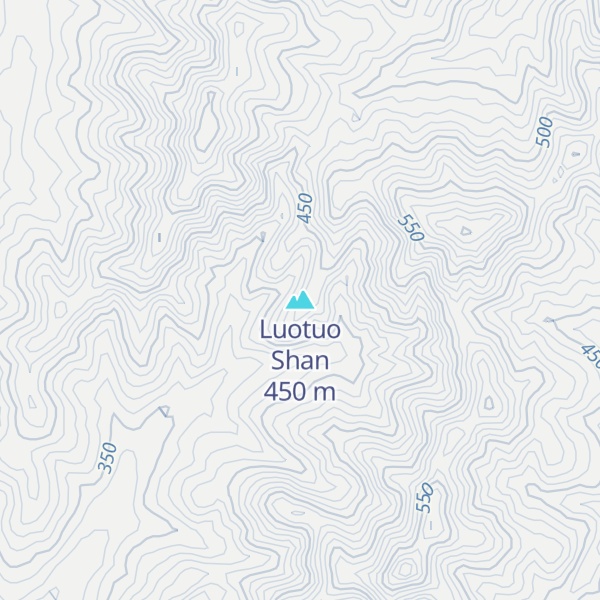 Map of Luotuo Shan